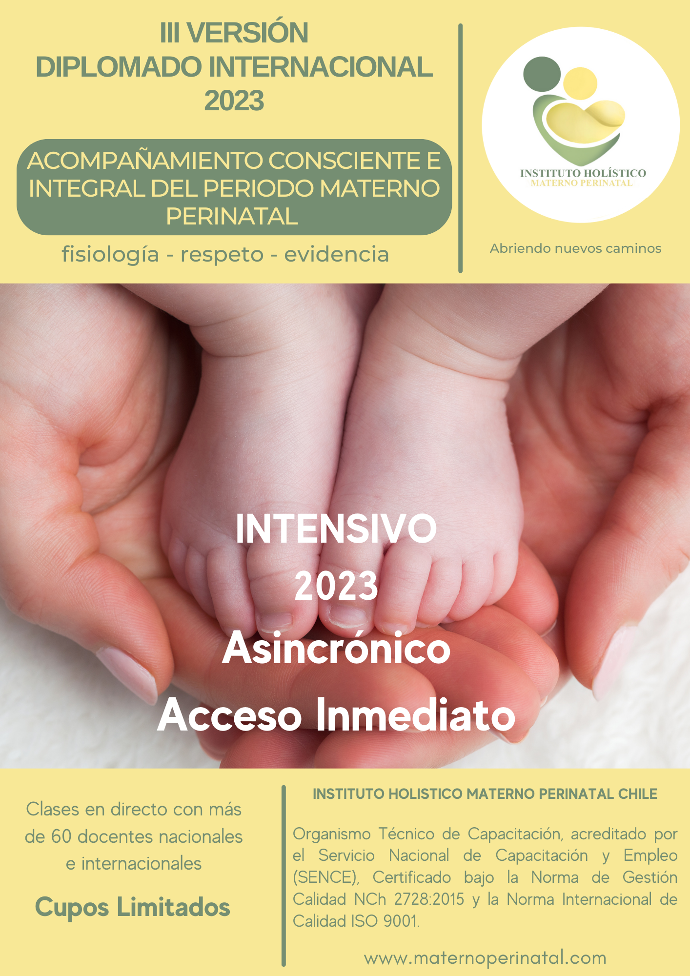 III Versión Diplomado en Acompañamiento Consciente e Integral del Periodo Materno Perinatal 2023